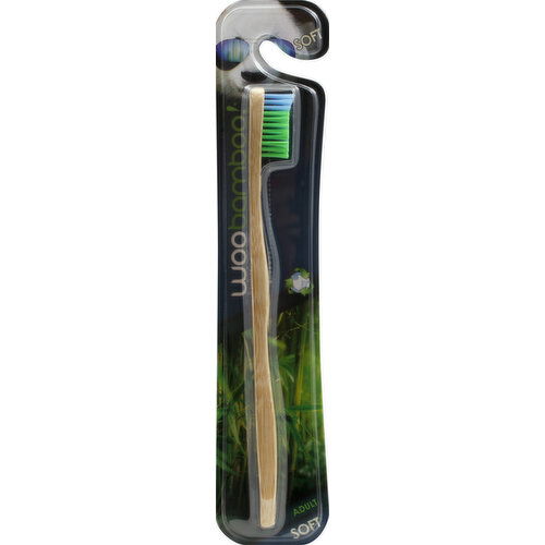 WooBamboo Toothbrush, Soft, Adult