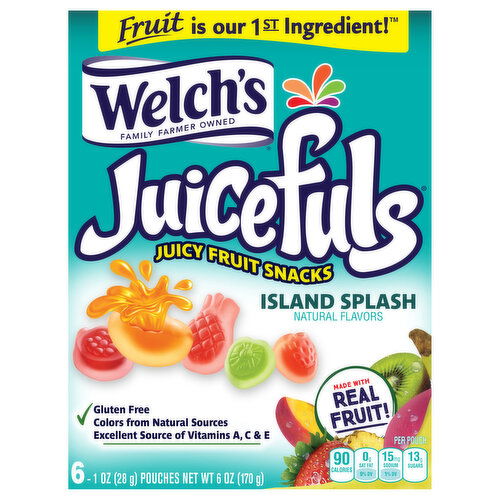 Welch's Juicy Fruit Snacks, Island Splash