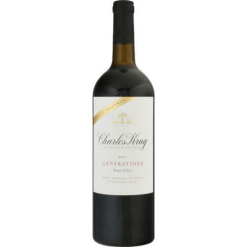 Charles Krug Red Wine, Napa Valley - 750 Milliliter
