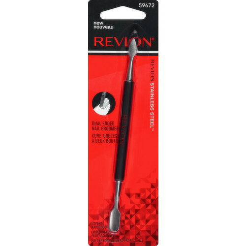 Revlon Nail Groomer, Dual Ended, Stainless Steel