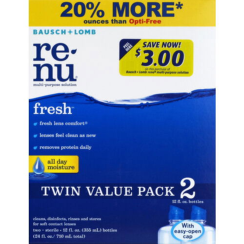 ReNu Multi-Purpose Solution, Twin Value Pack