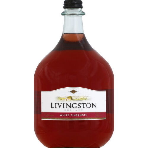 Livingston Cellars White Zinfandel Wine 3L