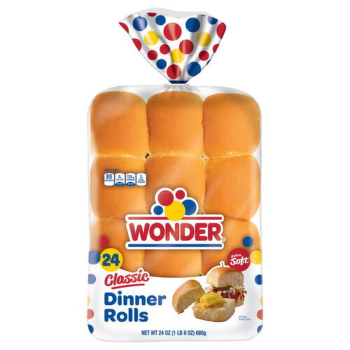 Wonder Dinner Rolls, Classic, Extra Soft