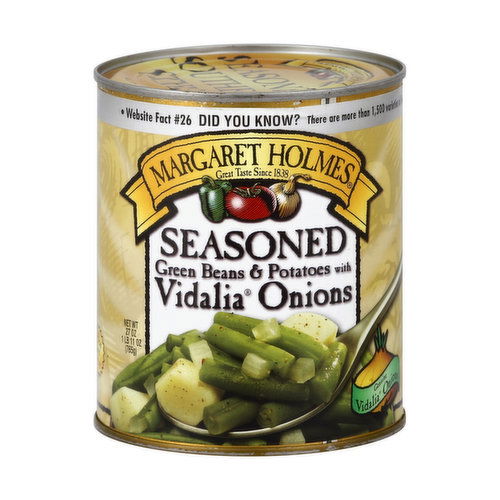 Margaret Holmes Green Beans & Potatoes, with Vidalia Onions, Seasoned