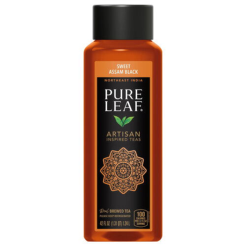 Pure Leaf Brewed Tea, Sweet Assam Black, Real