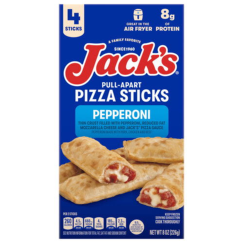 Jack's Pizza Sticks, Pull-Apart, Pepperoni