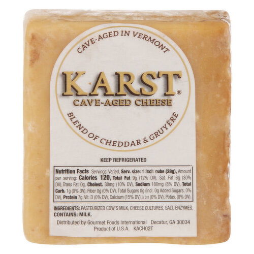 Karst Cheese, Cave-Aged