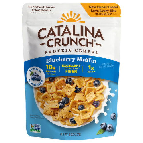 Catalina Crunch Blueberry Muffin Protein Cereal - 8 Ounce
