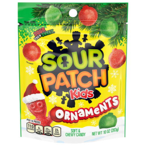 Sour Patch Kids Candy, Soft & Chewy, Ornaments