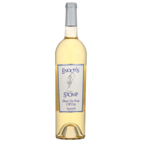 Enoch's Stomp Blanc Du Bois, Off Dry, Texas