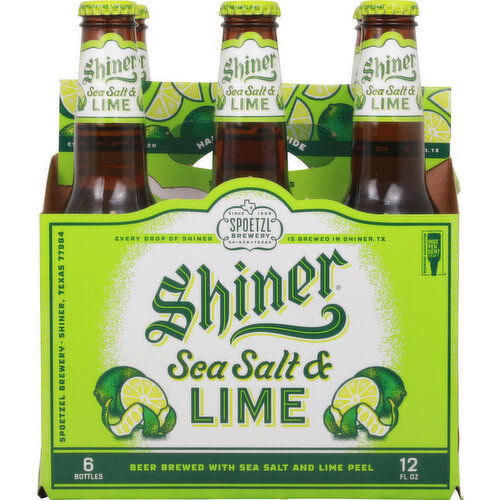 Shiner Beer, Sea Salt & Lime