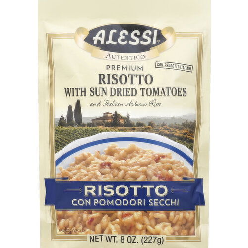 Alessi Risotto, Premium, with Sun Dried Tomatoes and Italian Arborio Rice