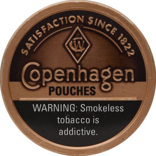 Copenhagen Smokeless Tobacco, Original, Pouches