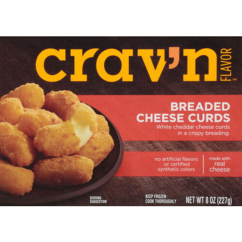 Crav'n Flavor Cheese Curds, Breaded