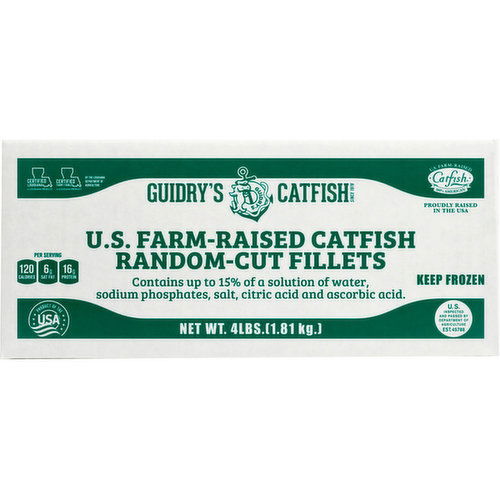 Guidry's U.S Farm Raised Catfish Fillets