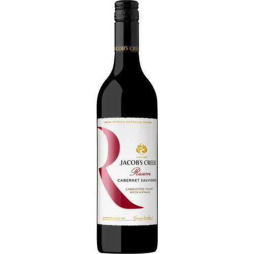 Jacob's Creek Cabernet Sauvignon, Reserve, Limestone Coast, South Australia