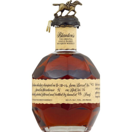 Blantons Whiskey, Bourbon, Original Single Barrel