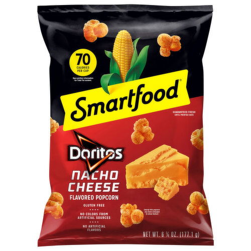 Smartfood Popcorn, Nacho Cheese Flavored