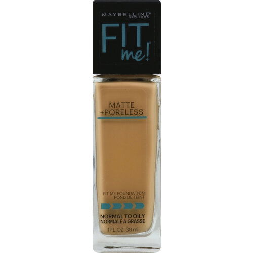 maybelline Foundation, with Clay, Matte + Poreless, Sun Beige 310