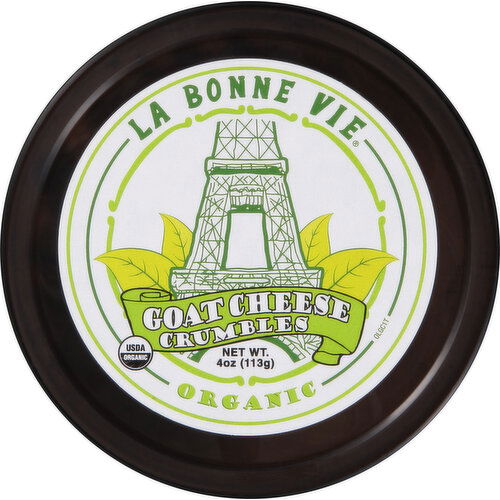 La Bonne Vie Goat Cheese Crumbles, Organic