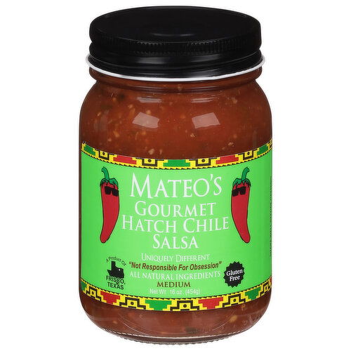 Mateo's Gourmet Salsa, Medium Hatch Chile