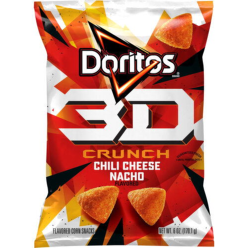 Doritos Corn Snacks, Chili Cheese Nacho Flavored