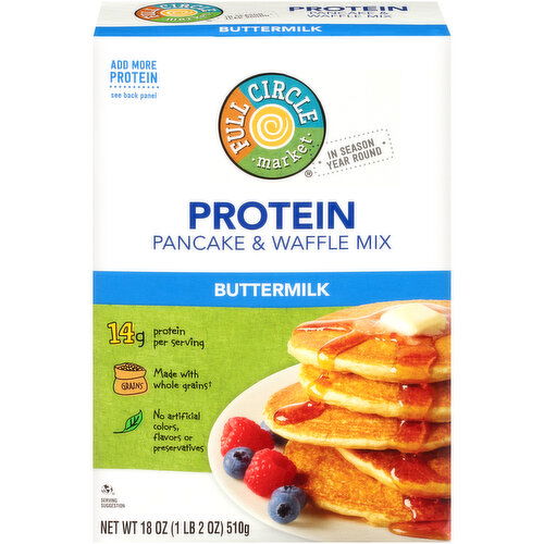 Full Circle Market Buttermilk Protein Pancake & Waffle Mix