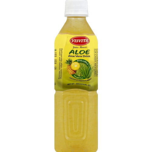 Visvita Aloe Vera Drink, Pineapple Taste