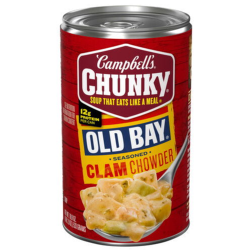 Campbell's Soup, Old Bay Seasoned Clam Chowder