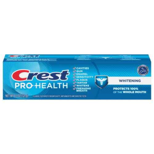 Crest Whitening Fluoride Toothpaste - 4.3 Ounce
