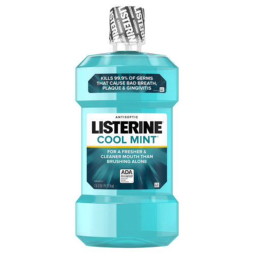 Listerine Mouthwash, Antiseptic, Cool Mint