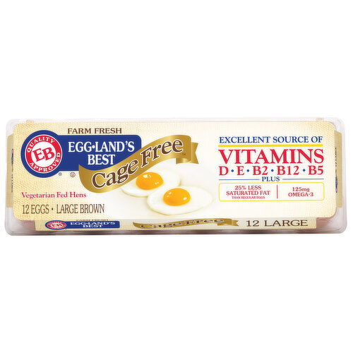 Eggland's Best Cage Free Large Brown Eggs,