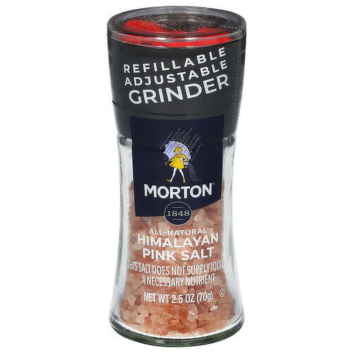 Morton All-Natural Himalayan Pink Salt - 2.5 Ounce