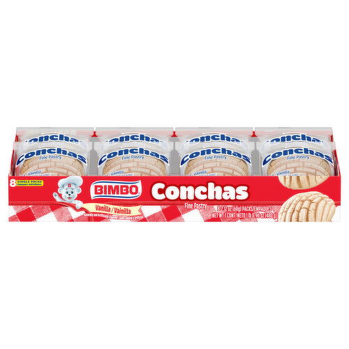 Bimbo Vanilla Fine Pastry - 8 Each