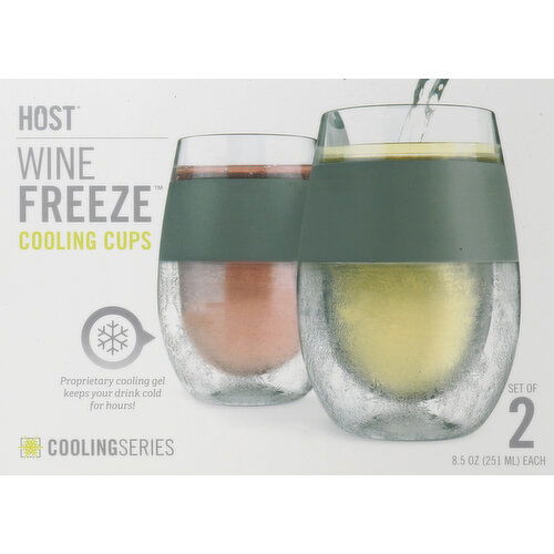 Host Cooling Cups, 8.5 Ounce, Set of 2 - 1 Each