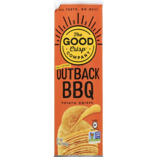 The Good Crisp Company Potato Crisps, Outback BBQ - 5.6 Ounce