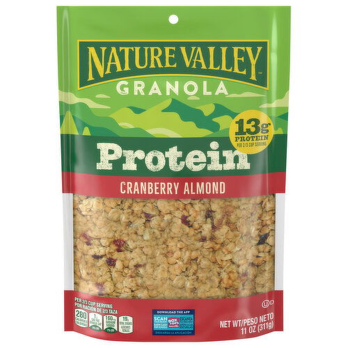 Nature Valley Granola, Protein, Cranberry Almond