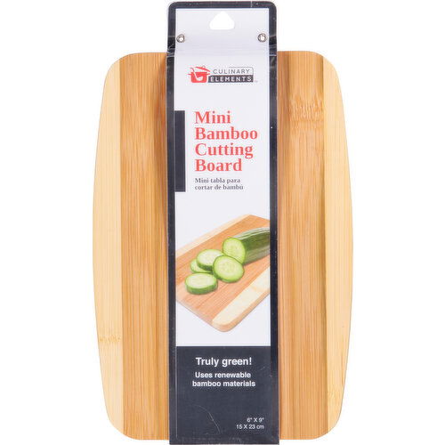 Culinary Elements Cutting Board, Mini Bamboo