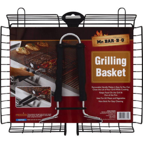 Mr Bar B Q Grilling Basket - 1 Each
