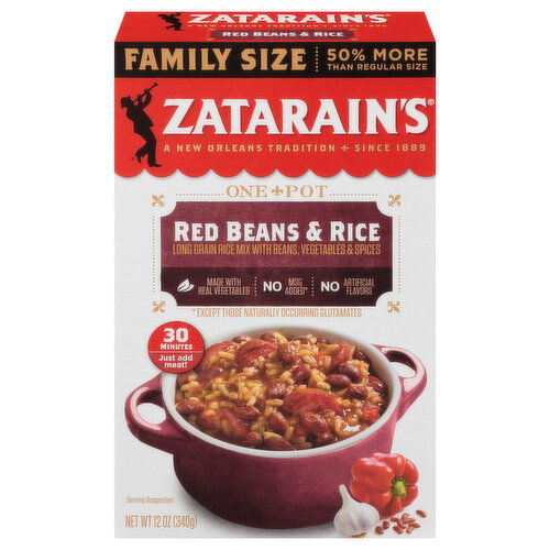 Zatarain's Family Size Red Beans & Rice