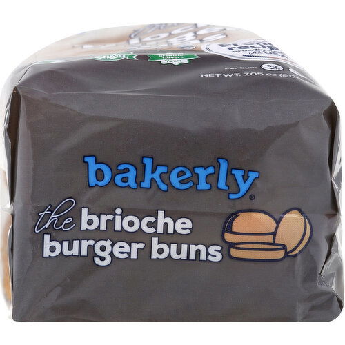 Bakerly Brioche Burger Buns