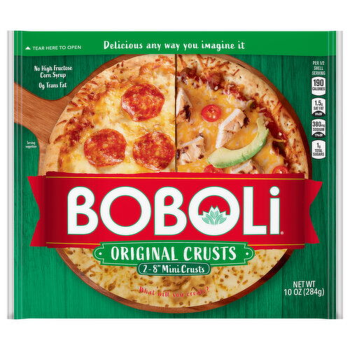 Boboli Pizza Crust, Original, Mini