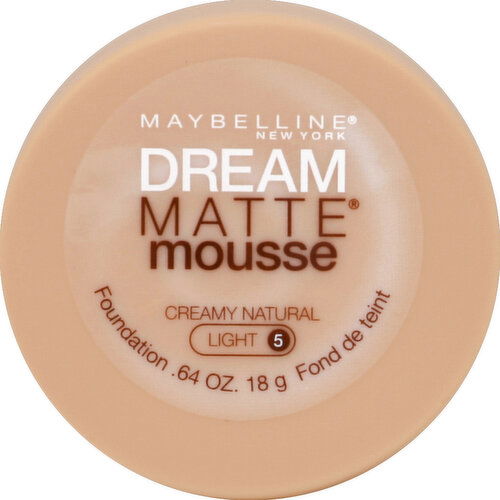 maybelline Foundation, Creamy Natural, Light 5