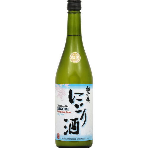 Sho Chiku Bai Sake, Nigori, Silky Mild, Unfiltered