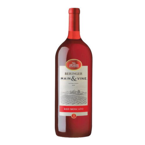 Beringer Main & Vine Red Moscato California Wine, 1.5 L    