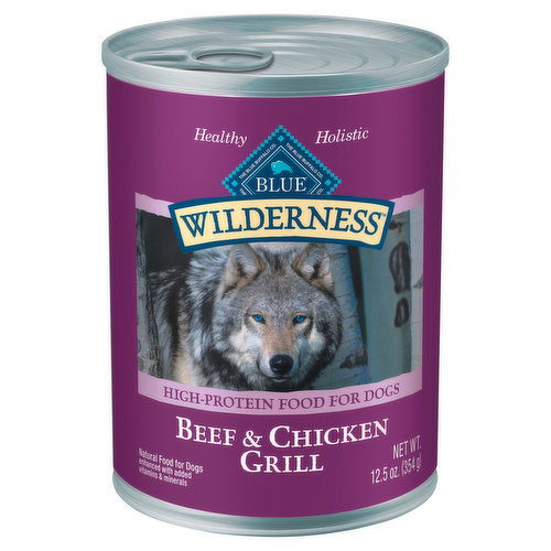 Blue Buffalo Food for Dogs, Natural, Beef & Chicken Grill