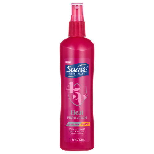 Suave Essentials Shield Spray, Heat Protection - 11 Fluid Ounce