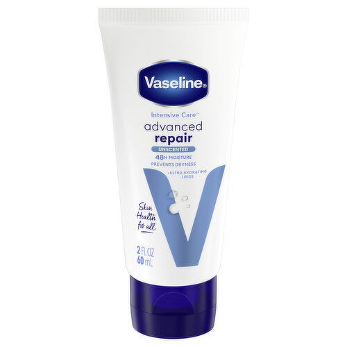 Vaseline Lotion, Advanced Repair, Unscented