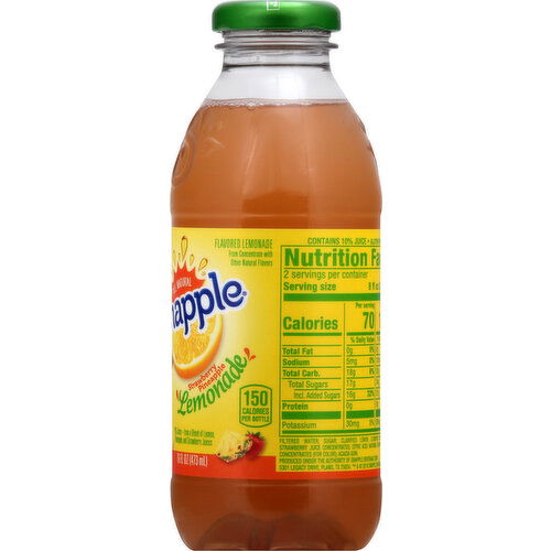 Snapple Lemonade, Strawberry Pineapple