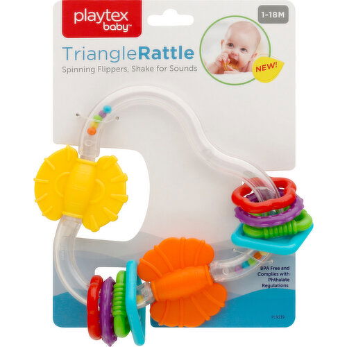 Playtex Baby Rattle, Triangle